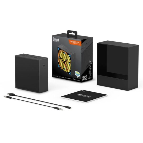 Divoom Timebox Evo Uyarlanabilir Piksel Ekranlı Bluetooth Hoparlör-LED Dekor - Görsel 8