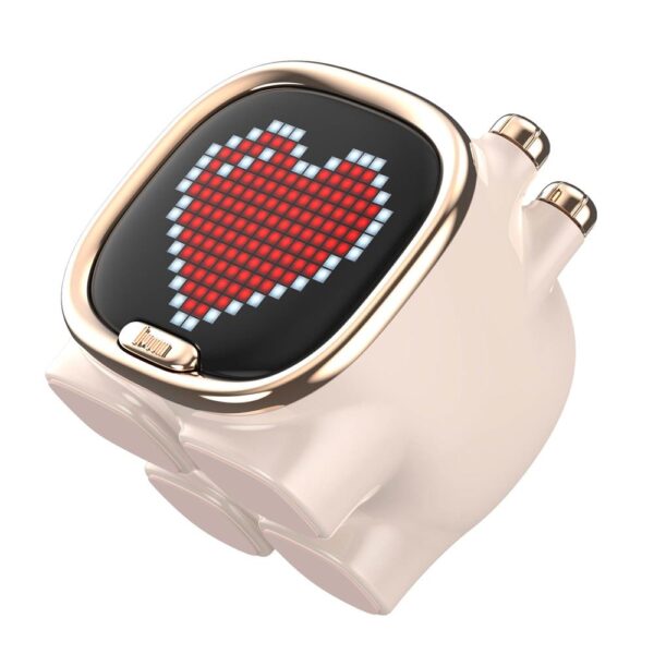 Divoom Zooe Pembe Uyarlanabilir Piksel Ekranlı Bluetooth Hoparlör-LED Dekor - Görsel 4