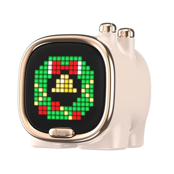 Divoom Zooe Pembe Uyarlanabilir Piksel Ekranlı Bluetooth Hoparlör-LED Dekor