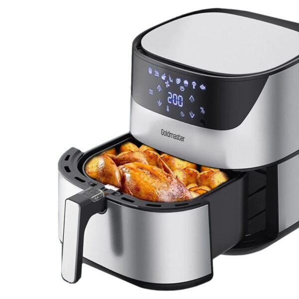 Goldmaster Chefcook  Airfryer Inox 6,4 Litre XXL 2000W Sıcak Hava Fritözü - Görsel 4