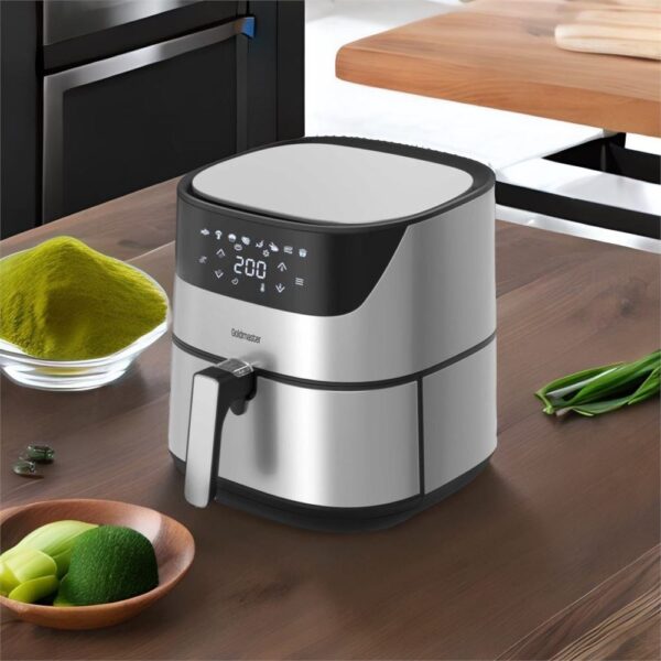 Goldmaster Chefcook  Airfryer Inox 6,4 Litre XXL 2000W Sıcak Hava Fritözü - Görsel 8