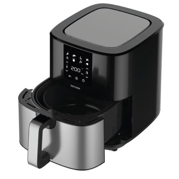 Goldmaster Crispy Airfryer Siyah-Inox XXXL 7 Litre 1700W Sıcak Hava Fritözü - Görsel 3