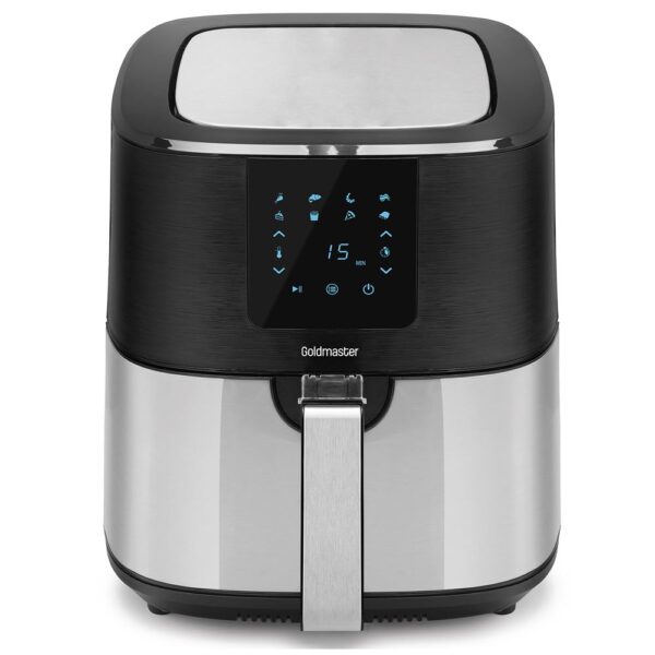 Goldmaster Crispy Airfryer Siyah-Inox XXXL 7 Litre 1700W Sıcak Hava Fritözü - Görsel 4