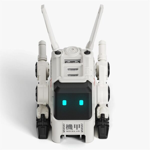 GravaStar Alpha65 Beyaz Robot Figürlü 65W Hızlı Şarj Adaptörü - Görsel 3