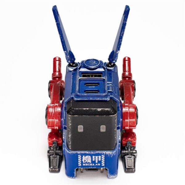 GravaStar Alpha65 Mavi Özel Seri Robot Figürlü 65W Hızlı Şarj Adaptörü - Görsel 3