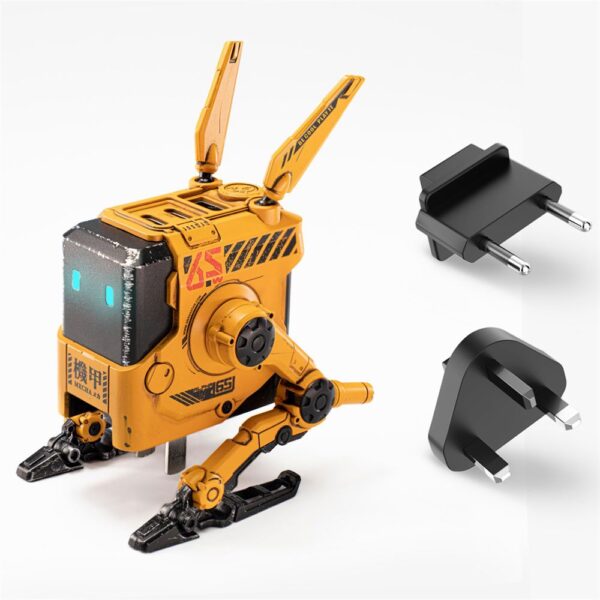 GravaStar Alpha65 Sarı Özel Seri Robot Figürlü 65W Hızlı Şarj Adaptörü - Görsel 4