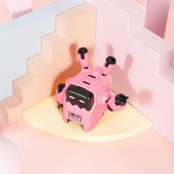 GravaStar Delta35 Pembe Robot Figürlü 35W Hızlı Şarj Adaptörü - Görsel 7