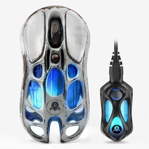 GravaStar Mercury M1 Pro Gri Özel Seri Süper Hafif Kablosuz Gaming Mouse - Görsel 4