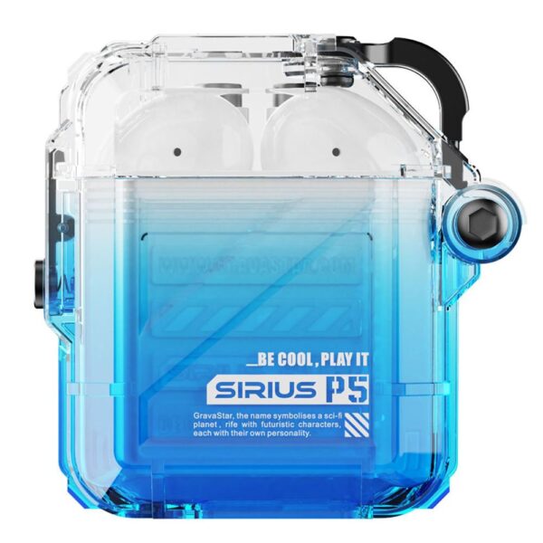 GravaStar Sirius P5 Crystal V2 Mavi True Wireless Bluetooth Kulaklık - Görsel 3