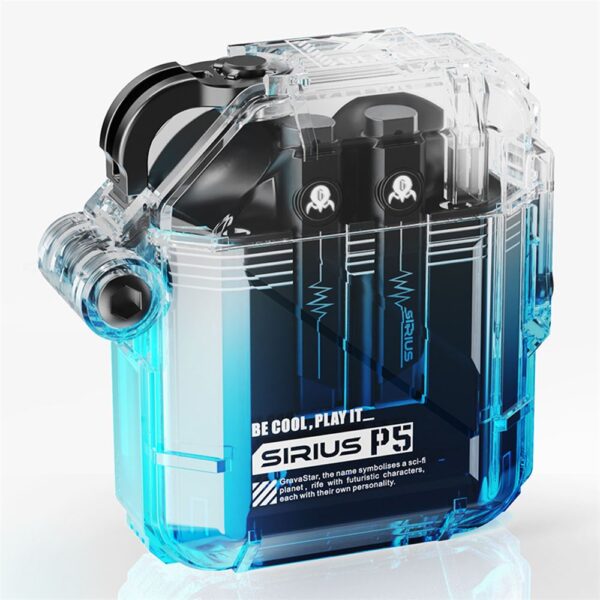 GravaStar Sirius P5 Crystal V2 Mavi True Wireless Bluetooth Kulaklık - Görsel 4