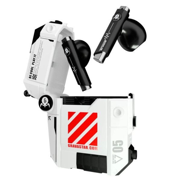 GravaStar Sirius P5 Mecha V2 Beyaz True Wireless Bluetooth Kulaklık - Görsel 2