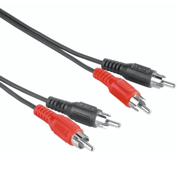 Hama 2RCA - 2RCA Siyah Kablo 2.5m-HM.205086
