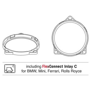 Helix CFMK100 BMW.1 100mm Compose Midrange Montaj Adaptörü