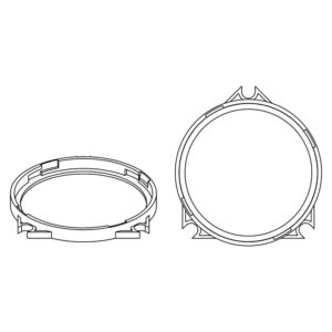 Helix CFMK100 VOL.1 100mm Compose Midrange Montaj Adaptörü
