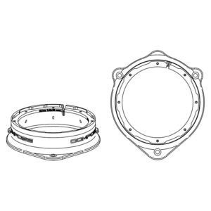 Helix CFMK165 AUD.1 (FDM) Audi Seat Saab Lamborghini 165mm Compose Woofer Montaj Adaptörü
