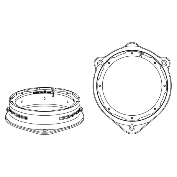 Helix CFMK165 AUD.1 (FDM) Audi Seat Saab Lamborghini 165mm Compose Woofer Montaj Adaptörü