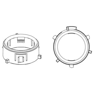 Helix CFMK20 MB.1 Mercedes Tweeter Montaj Adaptörü