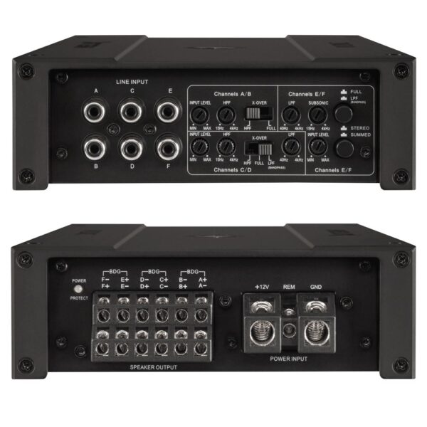 Helix M Six 6 Kanallı Class D Amfi - Görsel 2