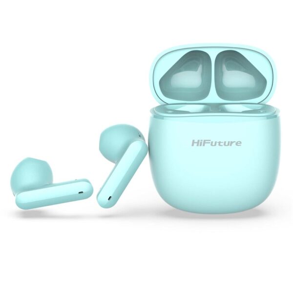 HiFuture ColorBuds Açık Mavi TWS IPX5 Bluetooth 5.3 Kablosuz Kulaklık - Görsel 3