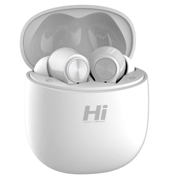 HiFuture FlyBuds Pro Pasif Gürültü Önleyici 4 Mikrofonlu Beyaz TWS IPX5 Bluetooth 5.3 Kablosuz Kulaklık - Görsel 2