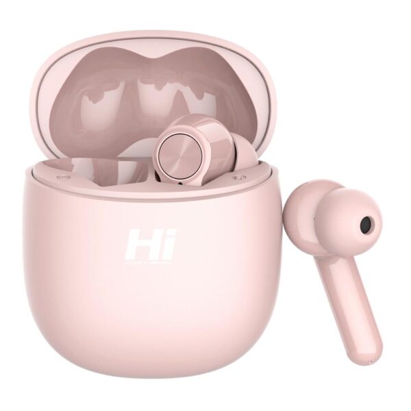HiFuture FlyBuds Pro Pasif Gürültü Önleyici 4 Mikrofonlu Pembe TWS IPX5 Bluetooth 5.3 Kablosuz Kulaklık