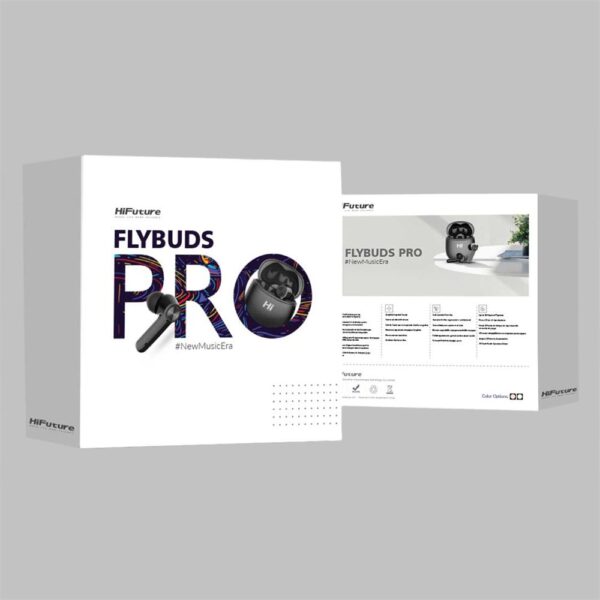 HiFuture FlyBuds Pro Pasif Gürültü Önleyici 4 Mikrofonlu Pembe TWS IPX5 Bluetooth 5.3 Kablosuz Kulaklık - Görsel 8