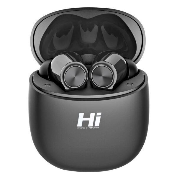 HiFuture FlyBuds Pro Pasif Gürültü Önleyici 4 Mikrofonlu Siyah TWS IPX5 Bluetooth 5.3 Kablosuz Kulaklık - Görsel 2