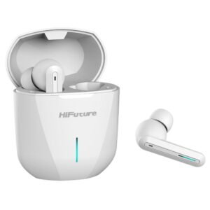 HiFuture Radge Gaming Beyaz TWS IPX5 Bluetooth 5.0 Kablosuz Oyuncu Kulaklığı