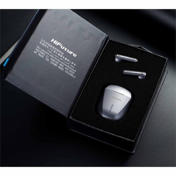 HiFuture Radge Gaming Beyaz TWS IPX5 Bluetooth 5.0 Kablosuz Oyuncu Kulaklığı - Görsel 7