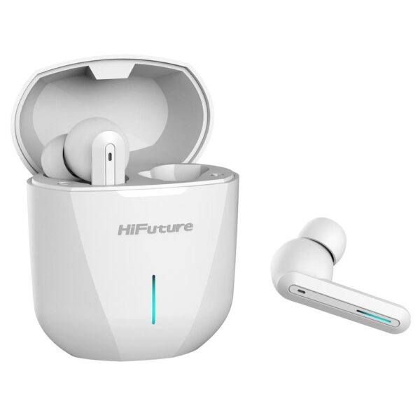 HiFuture Radge Gaming Beyaz TWS IPX5 Bluetooth 5.0 Kablosuz Oyuncu Kulaklığı