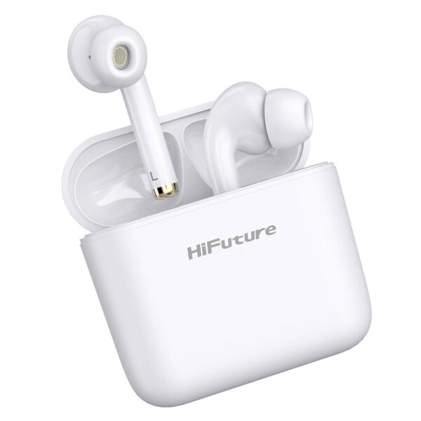 HiFuture SmartPods2 Hi-Res Stereo Pasif Gürültü Önleyici 4 Mikrofonlu Beyaz TWS IPX5 Bluetooth 5.3 Kablosuz Kulaklık - Görsel 5