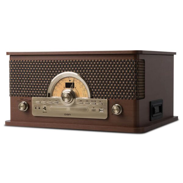 ION Superior LP Ahşap Hoparlörlü Bluetooth Pikap - Görsel 3