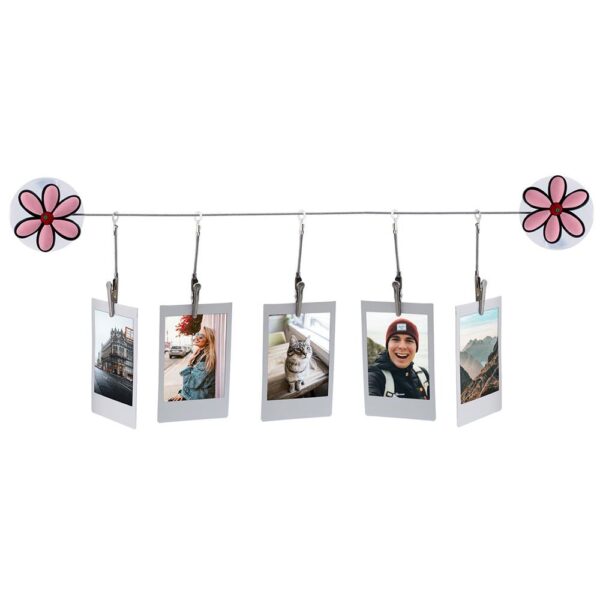 Instax Çiçek Vantuzlu 5 Kıskaçlı Resim Şeridi - Görsel 2