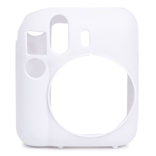 Instax Mini 12 Makine Uyumlu Beyaz Koruyucu Silikon Kılıf