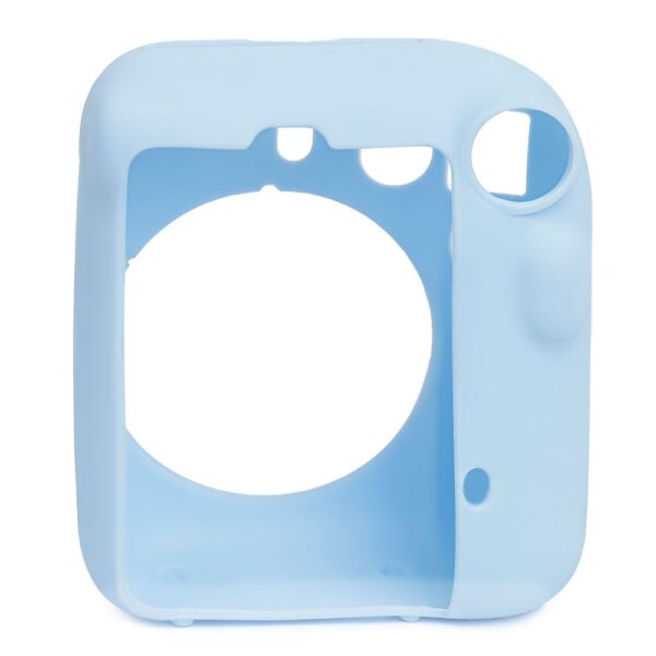 Instax Mini 12 Makine Uyumlu Mavi Koruyucu Silikon Kılıf - Görsel 2