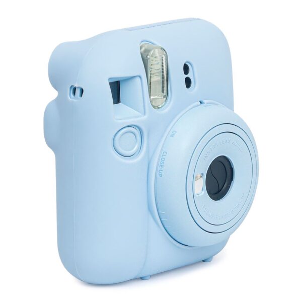 Instax Mini 12 Makine Uyumlu Mavi Koruyucu Silikon Kılıf - Görsel 3