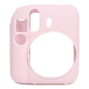 Instax Mini 12 Makine Uyumlu Pembe Koruyucu Silikon Kılıf