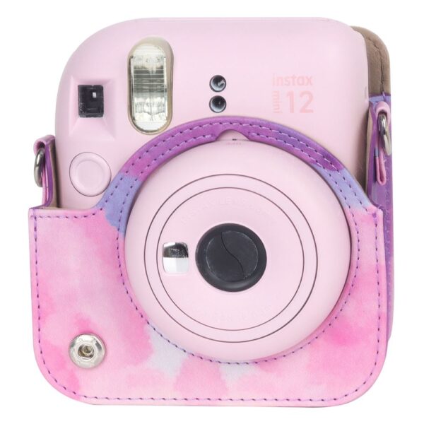 Instax Mini 12 Makine Uyumlu Renkli Deri Kılıf - Görsel 6