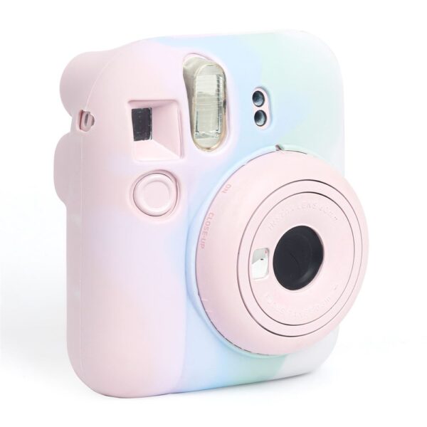 Instax Mini 12 Makine Uyumlu Renkli Koruyucu Silikon Kılıf - Görsel 4