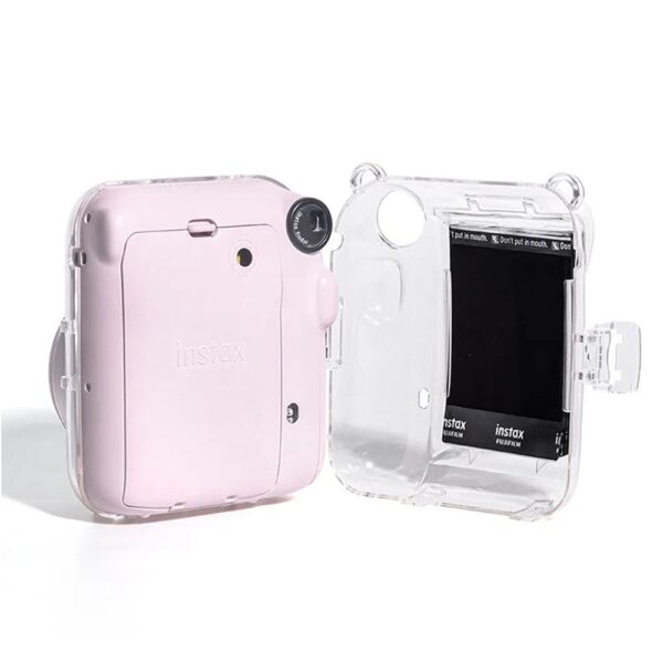 Instax Mini 12 Makine Uyumlu Şeffaf Koruyucu Kılıf-FORSIBP079 - Görsel 4