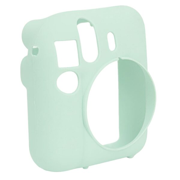 Instax Mini 12 Makine Uyumlu Yeşil Koruyucu Silikon Kılıf - Görsel 2