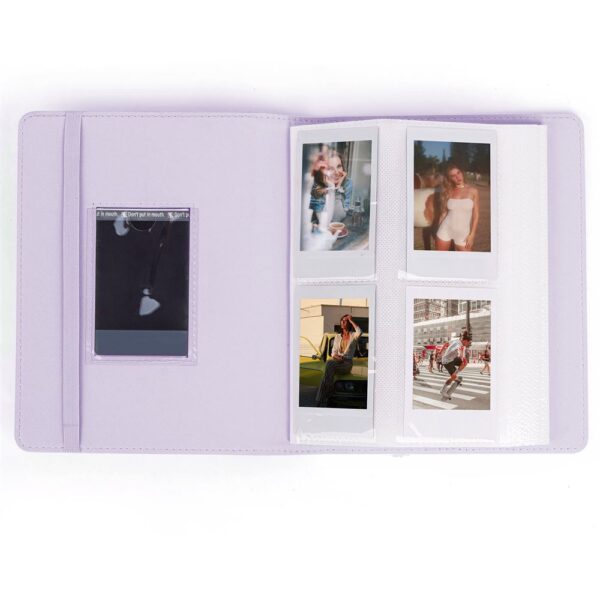 Instax Mini Film Uyumlu 288'li Lila Albüm - Görsel 2