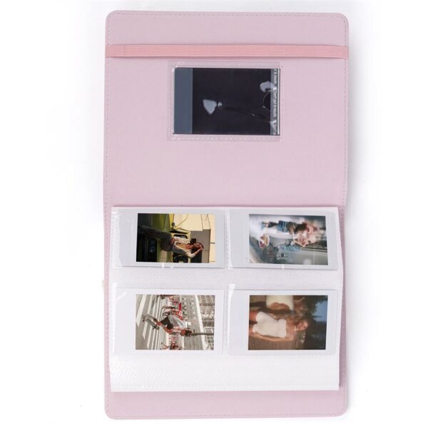 Instax Mini Film Uyumlu 288'li Pembe Albüm - Görsel 6