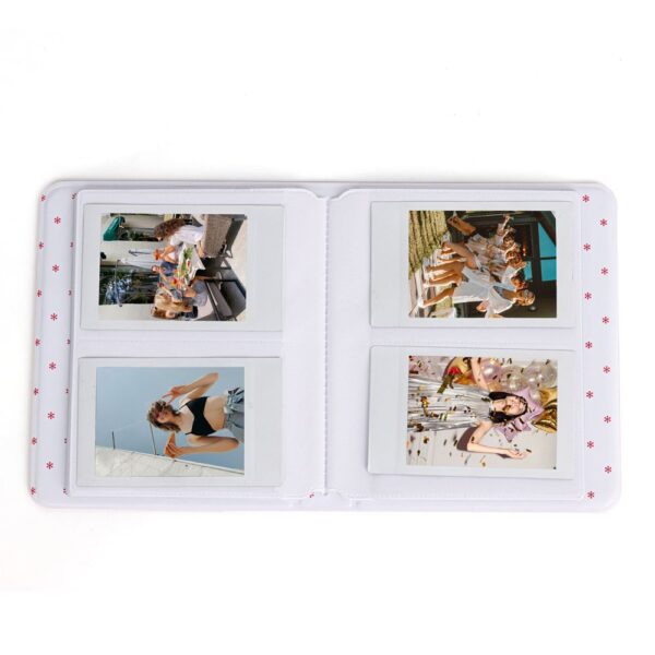 Instax Mini Film Uyumlu 64'lü Yeşil PVC Albüm - Görsel 5