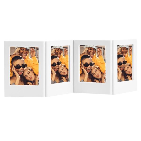 Instax Mini Film Uyumlu Beyaz 4'lü Mıknatıslı Fotoğraf Çerçeve Seti
