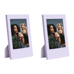 Instax Mini Film Uyumlu Lila 2'li Klasik Fotoğraf Çerçeve Seti
