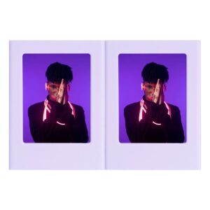 Instax Mini Film Uyumlu Lila 2'li Mıknatıslı Fotoğraf Çerçeve Seti