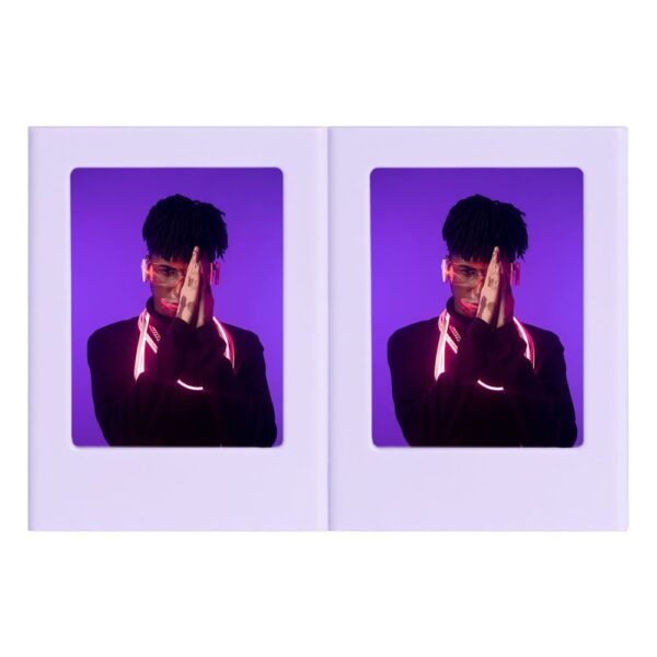 Instax Mini Film Uyumlu Lila 2'li Mıknatıslı Fotoğraf Çerçeve Seti