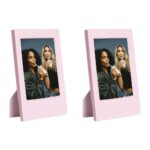 Instax Mini Film Uyumlu Pembe 2'li Klasik Fotoğraf Çerçeve Seti