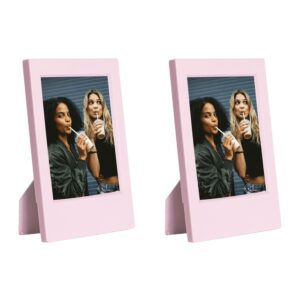 Instax Mini Film Uyumlu Pembe 2'li Klasik Fotoğraf Çerçeve Seti